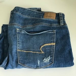 American Eagle Medium Wash Jeggings